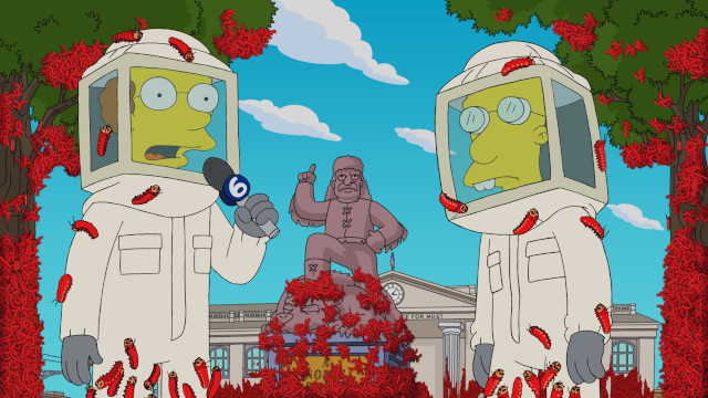 Click to watch 'The Very Hungry Caterpillars...' (popup) The Simpsons
